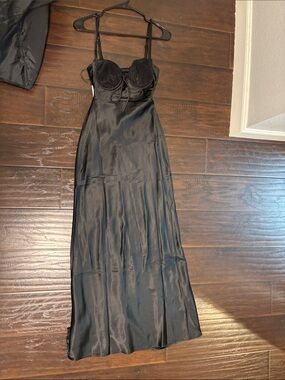 fadyen bias cut maxi dress black Fadyen Bias Cut Maxi Dress Black